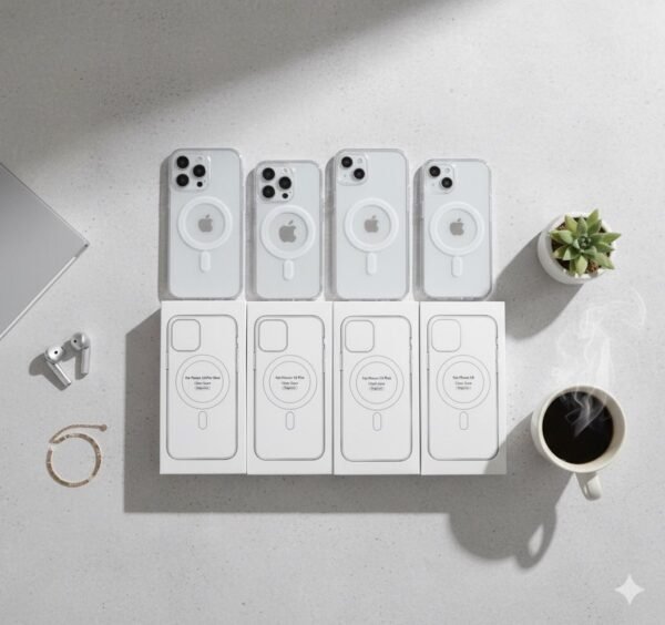 CLEAR SILLICON MAGSAFE CASE