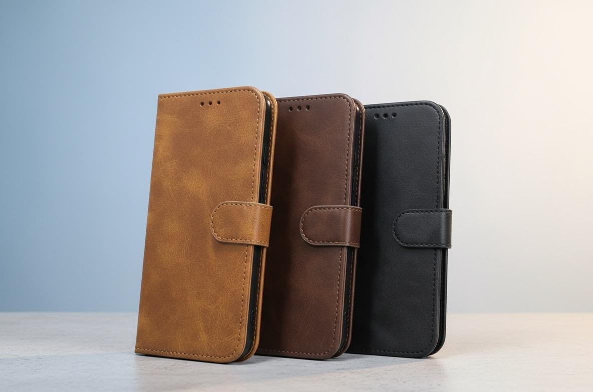 Book Style PU Leather Case Cover  Flip Wallet Phone Bags Cases with Stand